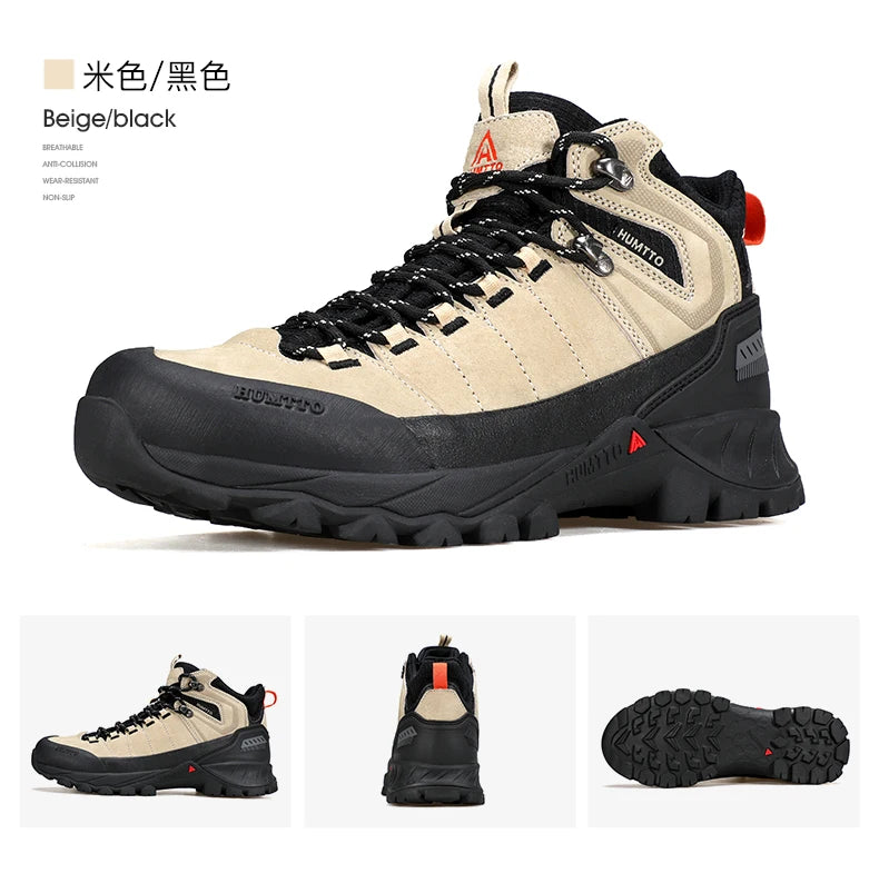HUMTTO hiking shoes Men Winter Men outdoor Waterproof Sneakers Casual walking shoes women Trainers ankle trekking hunting boots