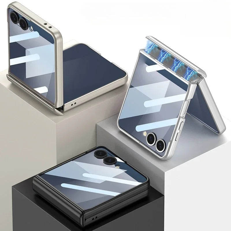 Samsung Galaxy Z Flip Magnetic Case with Hinge Protection
