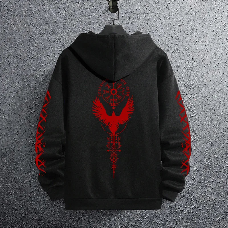 Men’s Classic Black Pullover Hoodie