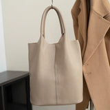 Luxury Soft Leather Bucket Bag | Large Women’s Shoulder Bag