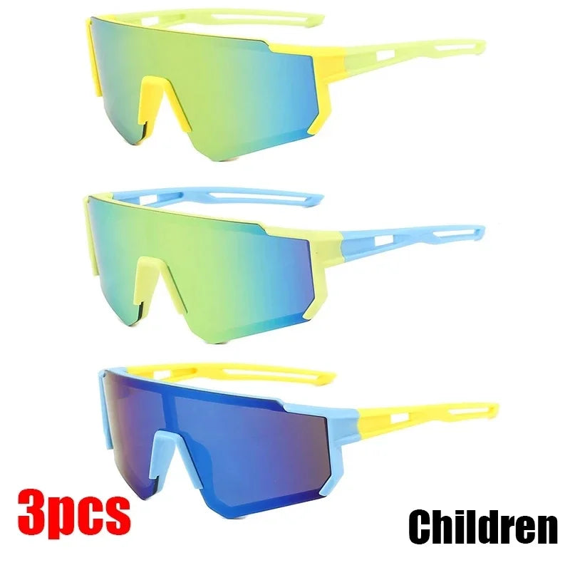 Kids' UV400 Sport Sunglasses – Stylish Outdoor Eye Protection
