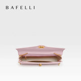 BAFELLI 2026 NEW WOMEN'S HANDBAG LEATHER WALLET PARTY SHOULDER DRESS PURSE LUXURY DESIGNER BRAND FEMALE EVENING BAGS CLUTCHES