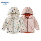 Kids' Waterproof Softshell Hooded Jacket