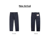 Maden Vintage 13.5OZ Selvedge Raw Denim Jeans Cotton Straight Denim Pants Men's Heavyweight Blue Zip Fly with Pockets Trousers