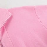Women Autumn Winter Fleece Hoodies Elegant Stand Collar Zipper Loose Sweatshirt Elegant Solid Pullover Casual Top Streetwear