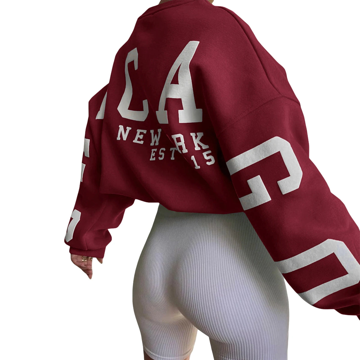 Women's Y2K Letter Print Relaxed Sweatshirt