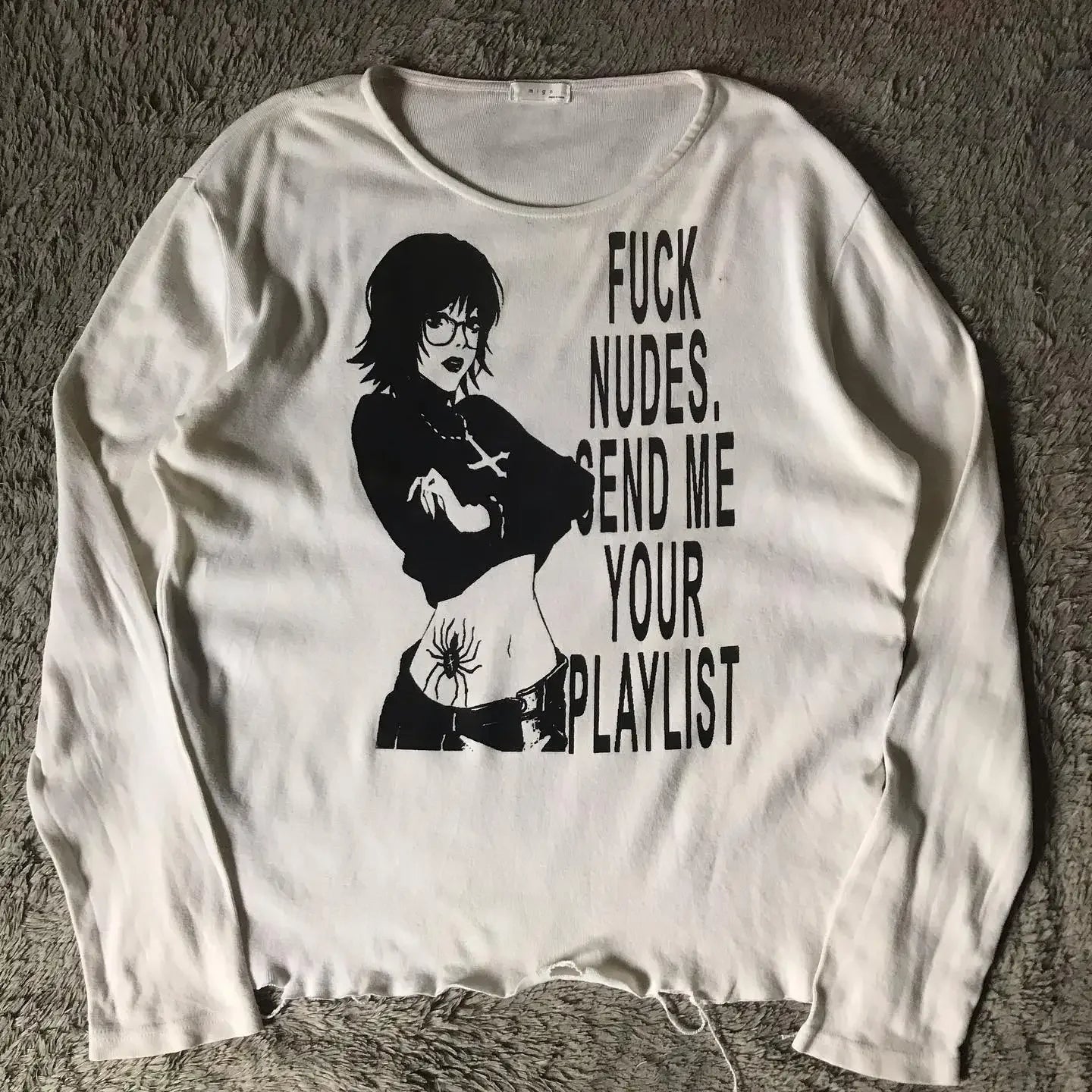 Y2K Gothic Harajuku Long Sleeve Tee
