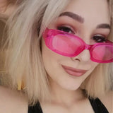 56PCS Rectangle Sunglasses – Vintage Unisex Eyewear