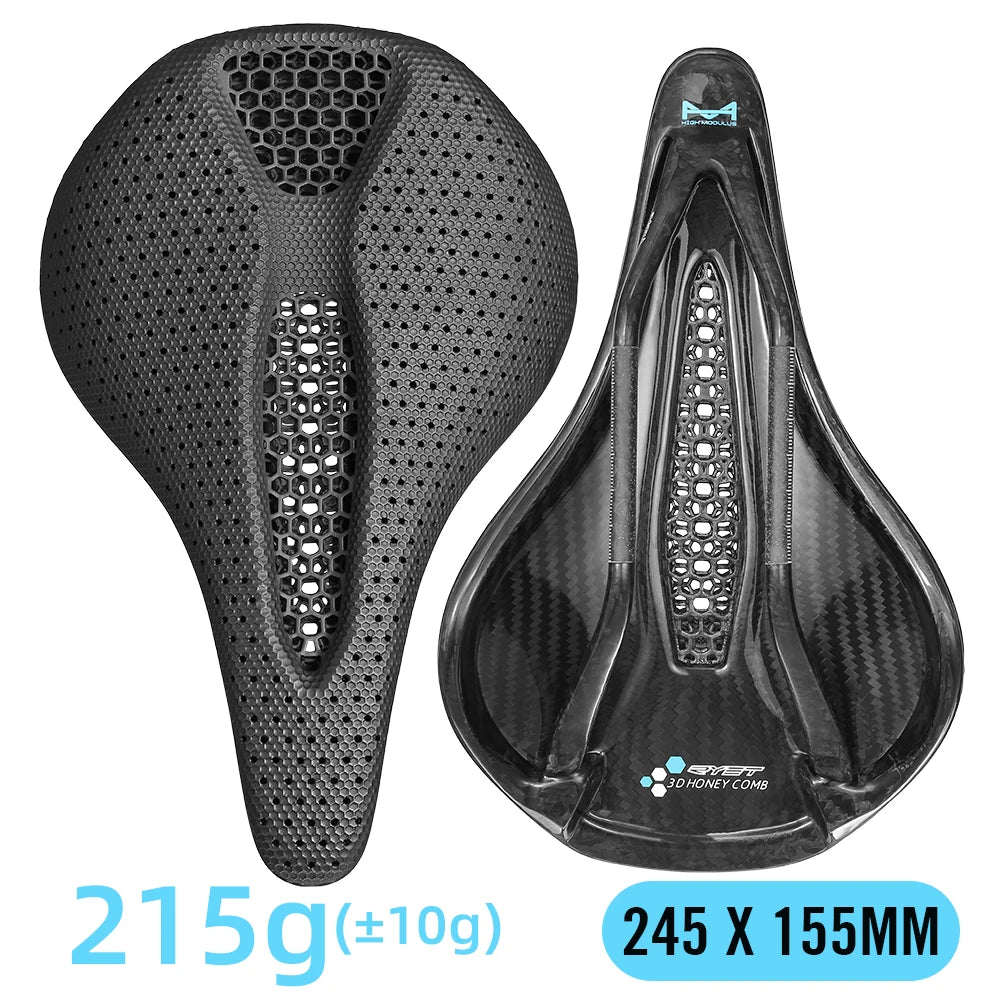 RYET Carbon 3D Printed Bike Saddle 145/155mm