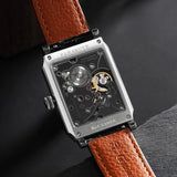 FARASUTE 2026 New Retro Wristwatches Men Casual Manual Square Customized Mechanical Movement Watch Male Sapphire Glass Reloj