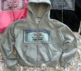 Y2K Graphic Zip-Up Hoodie for Everyday Street Style