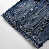 Washed Heavyweight Denim Jacket – Vintage Workwear