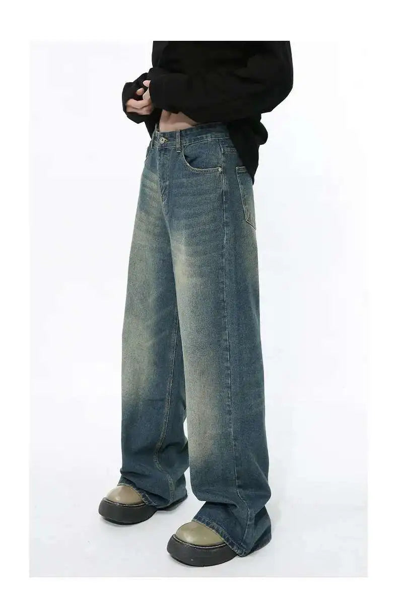 Men's Loose Straight-Leg Jeans