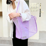 Women's Mesh Tote Bag for Beach & Shopping