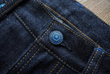 Sauce Zhan SZ6601-10OZ Men Jeans Selvedge Sanforized Denim Jeans Summer Indigo Jeans for Man Regular Fit Straight Leg 10 Oz