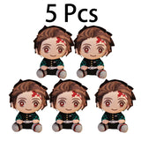 20cm Hot Japan Demon Slayer Plush Dolls Lovely Anime Kimetsu No Yaiba Kamado Tanjirou Nezuko Zenitsu Kyoujurou Toys Kids Gifts