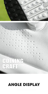 PGM Men's Golf Shoes Sneakers Comfortable Cushioning Knob Lace Waterproof and Anti Slip Height Increase XZ408
