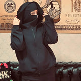 Minimalist Hooded Zip Sweatshirt