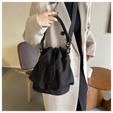 Fashionable Crossbody Bags for Women Shoulder Bag Large Capacity Oxford Women Bucket Bag Purse and Handbags