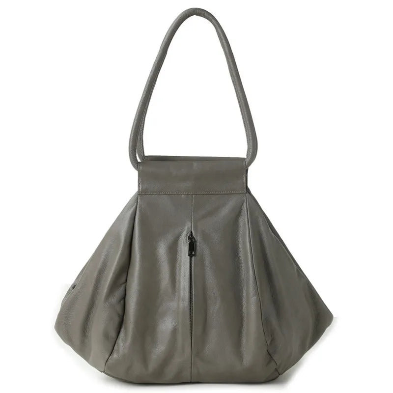 Slouchy Soft Cowhide Large Capacity Purses Handbags For Women 2026 Genuine Leather Shoulder Bags Travel Bag Underarm Wrist Bags