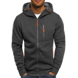 Men’s Slim-Fit Zippered Hoodie