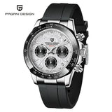 V2 PAGANI DESIGN 40MM Men's Quartz Watch Luxury Sapphire Stainless Steel 100m Waterproof Multi functional Men's Timing Watch