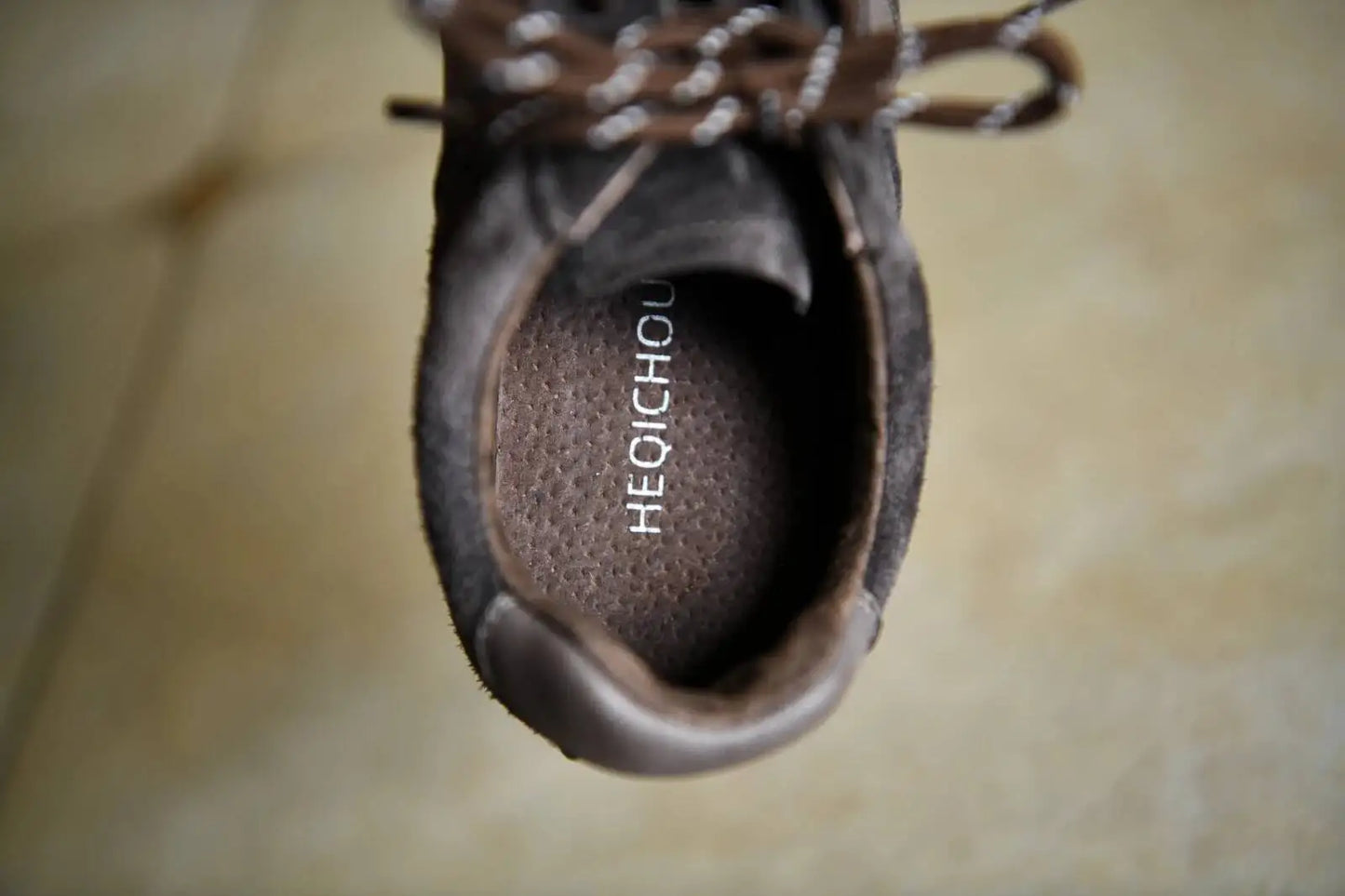 Fashionable Retro Thick Bottom Sports Shoes Women's Increased Height Dequn Shoes Comfortable Genuine Leather Rubber Outsole