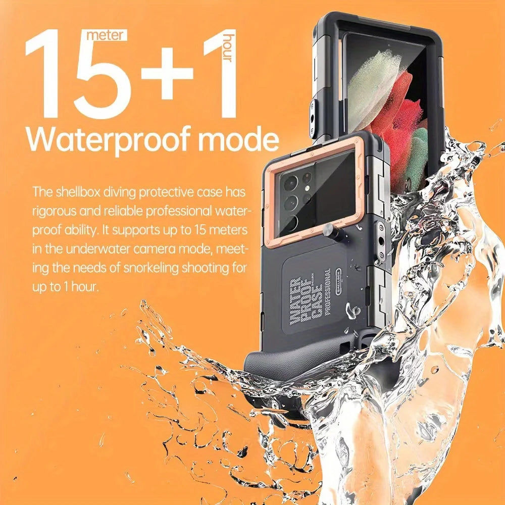 Waterproof Phone Case with Lanyard for Swimming