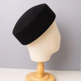 Vintage 100% Wool Felt Fedora Hat – Unisex Formal Style