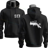 Men's Ski & Snowboard Graphic Hoodie for Fall and Winter