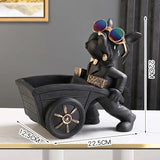 Dog Statue Storage Box Animal Ornament Resin  Art Sculpture Figurine Home Decoration Home Decoration Study Ornament
