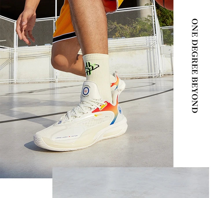 361 Degrees GOEY 2.0 Men Basketball Shoes Breathable Guard Cushioning Wear Resistant Protection Ankle Male Sneakers 672511117