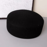 Vintage 100% Wool Felt Fedora Hat – Unisex Formal Style