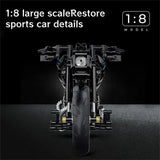 Technical MOC Construction Bricks Motorcycle Model Creative Building Kit Assembly Toys Educational Gift for Children Boys Girls