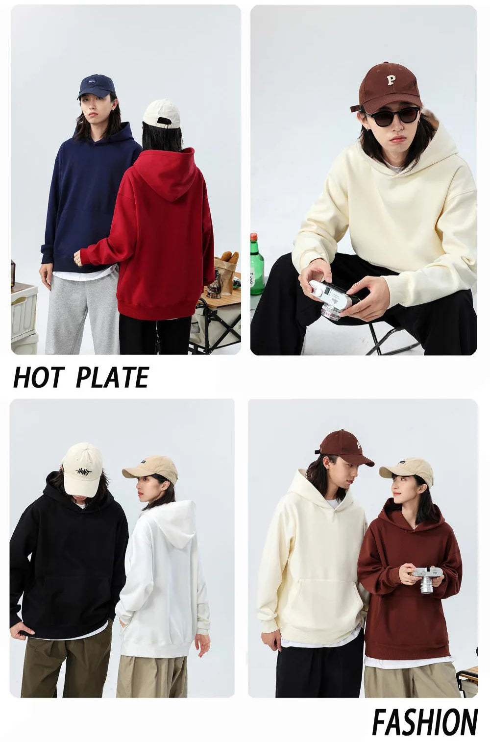 Heavyweight 480gsm Polar Fleece Hoodie