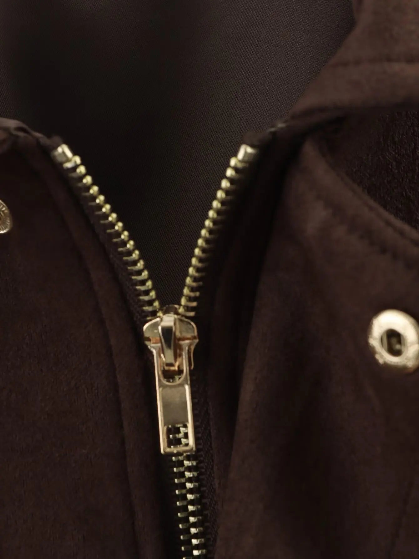 Chic Suede Bomber Jacket