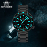 ADDIESDIVE Men's Diver's Watches 1000m Sapphire Glass Super Luminous Calendar 8215 Automatic Mechanical Wristwatch Luxury Watch