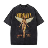 Nirvana In Utero Washed Cotton Oversized T-Shirt — Retro Y2K Streetwear Tee