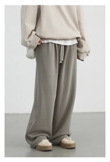 Women's High-Waisted Drawstring Wide-Leg Pants