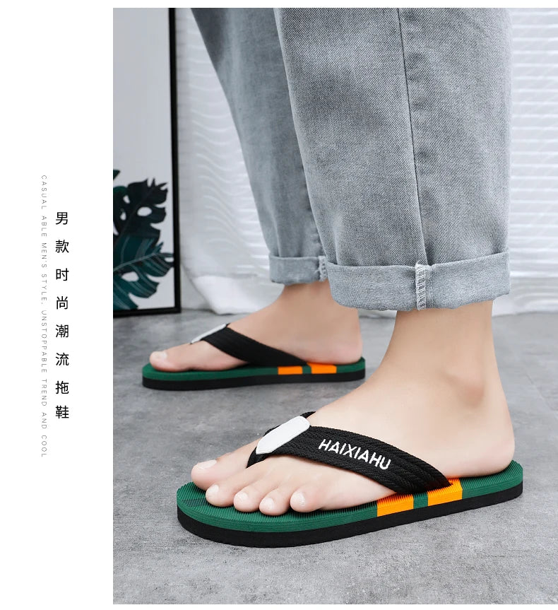Men's EVA Flip Flops — Lightweight Non-Slip Beach & Indoor Slides