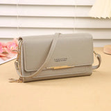 New Women Wallet Korean Style Large Capacity Multi-Functional Shoulder Bag Mid-Length Clutch Coin Purse