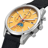 BERNY Chronograph Quartz Men Watch Luminous Miyota OS10 Top Luxury AR Coated Sapphire 5ATM Waterproof 2026 Sports Men’s Watches
