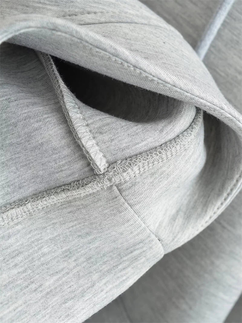 High Street Oversized Zip Hoodie