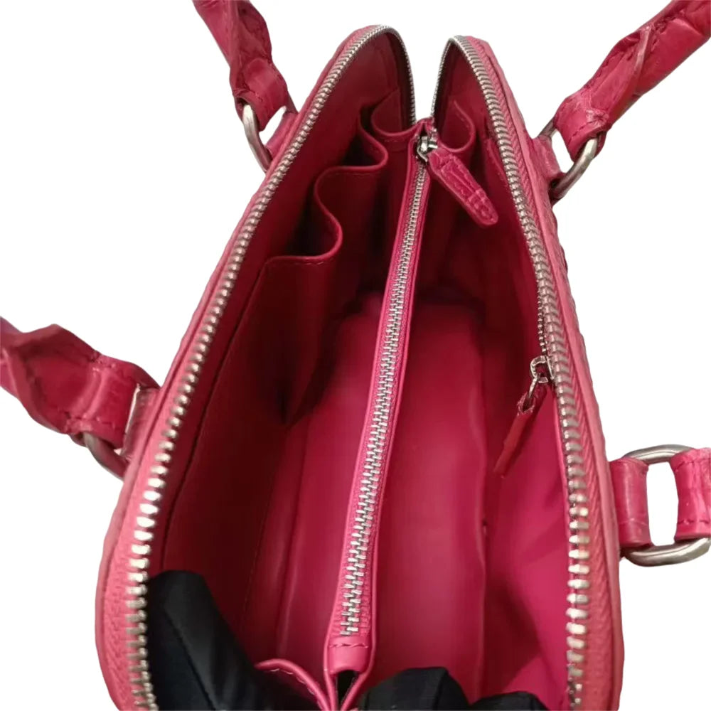 Genuine Crocodile Leather Shell Bag for Women
