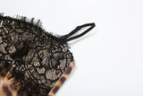 Lace Spaghetti Strap Cotton Mini Dress