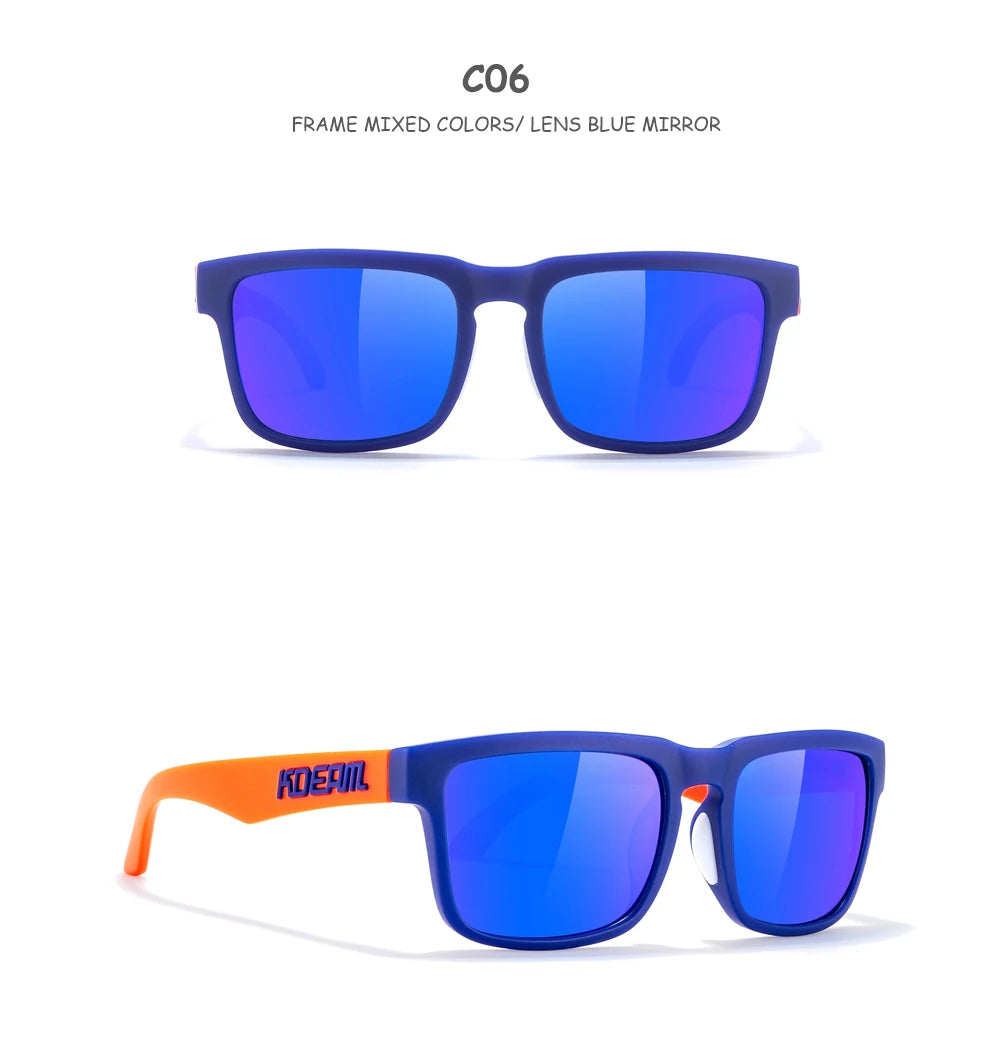 KDEAM For Young Age Small Size Polarized Sunglasses Reduce Glare and Enhance Clarity for Outdoor Sport Youthful Sun Glasses TR90