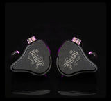 CVJ Vivian In-Ear Earphones 10mm Dynamic Driver HiFi IEM with Mic Cable for Music And Gaming
