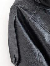 Women’s Black Moto Faux Leather Jacket
