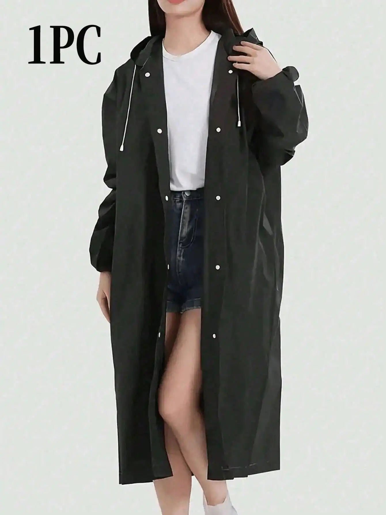 EVA Unisex Hooded Raincoat – Waterproof & Lightweight