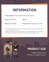 POP MART Peach Riot Witchy Punk Figures 100% Figurine Cute Toy Action Figure